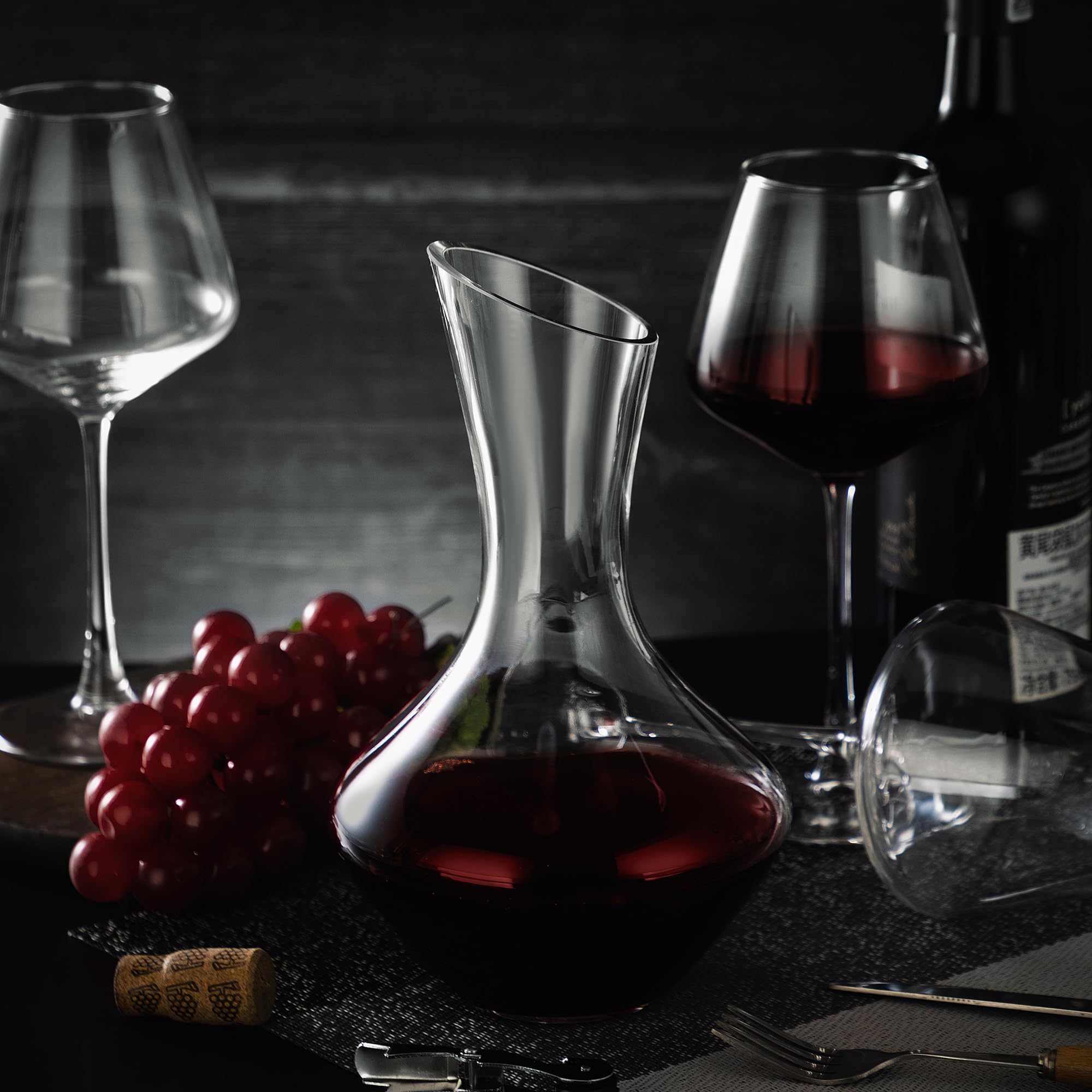 New Pacific Youyah crystal carafe with elegant design for table display