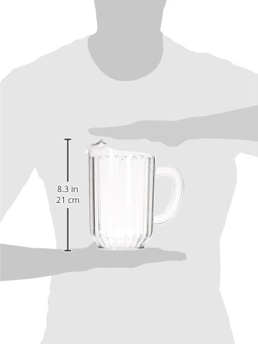 New Star 46106 pitcher, clear body, restaurant-grade durability for busy venues.