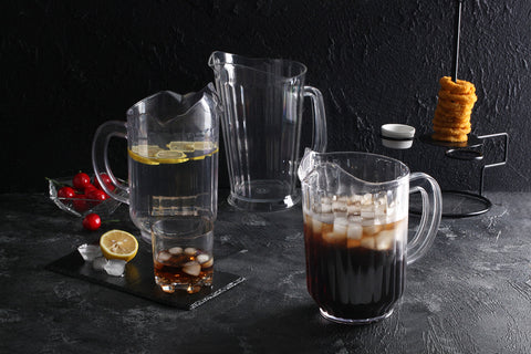 New Star 46106 pitcher, clear serveware for beverages in service settings.
