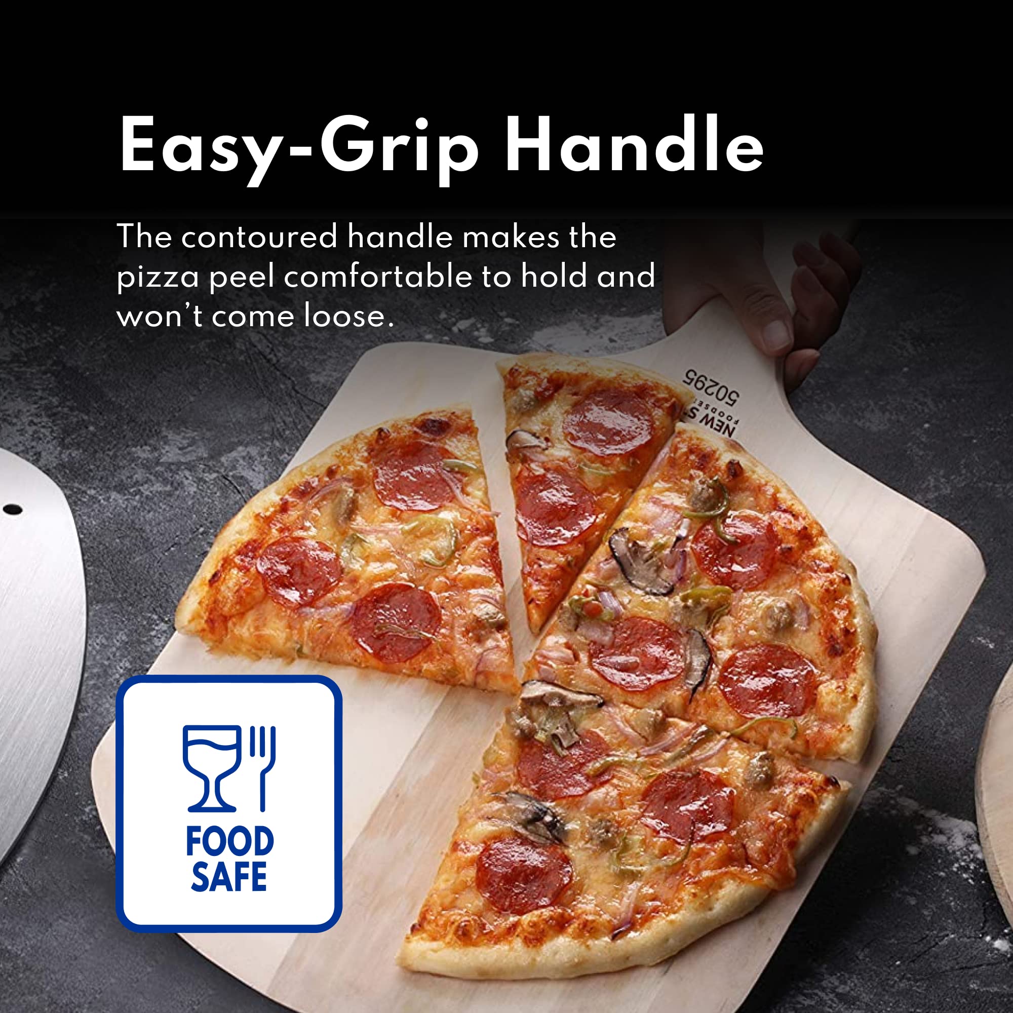 New Star 50226 is a versatile kitchen tool for pizzas, breads, and pastries.