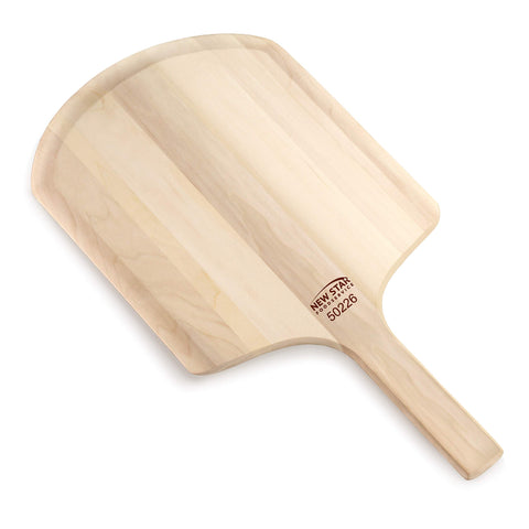 New Star 50226 wooden handle demonstrates 8-inch reach to keep hands safe.