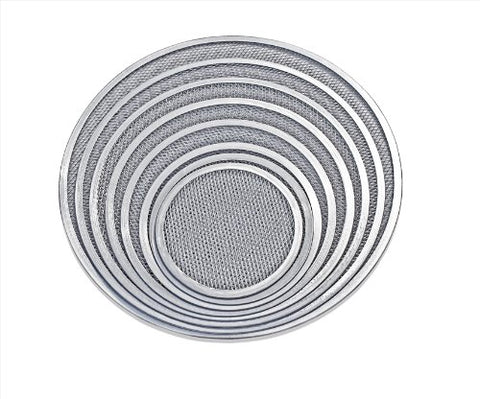 New Star 50691 aluminum 16-inch pizza screen designed for even heating and easy cleaning.