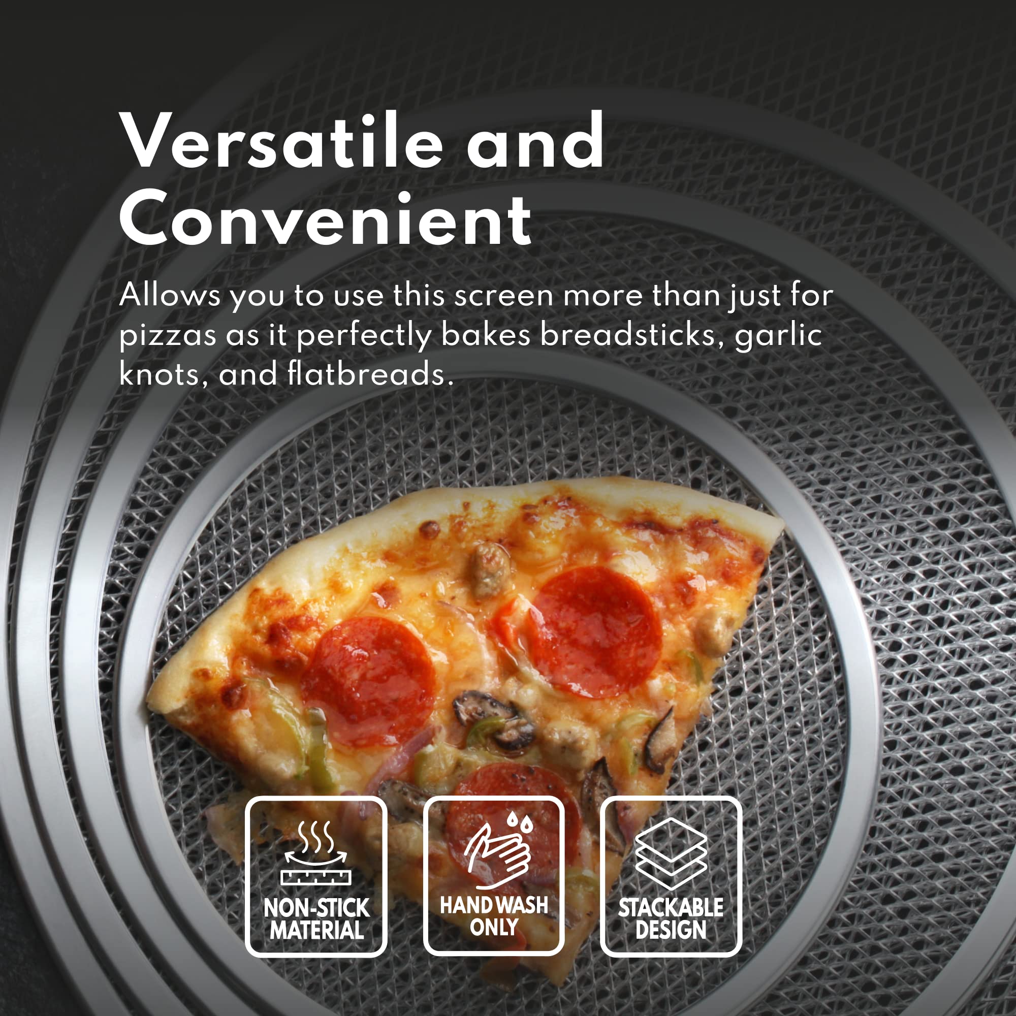 New Star 50691 seamless rim ensures a reliable edge for repeated oven cycles.