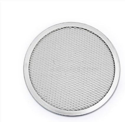 New Star 50691 pizza baking screen with seamless rim for durable professional use.