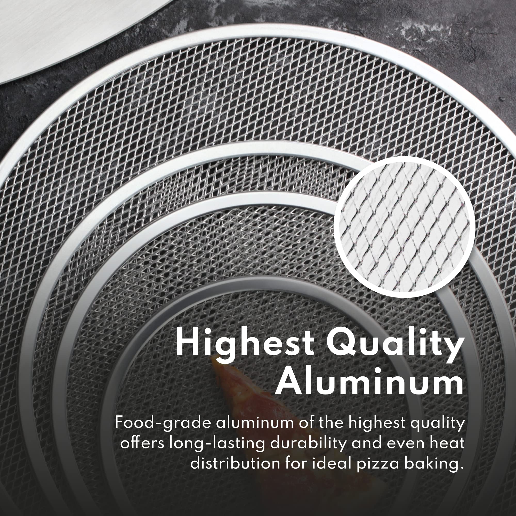 New Star 50691 aluminum screen construction supports long service life in busy kitchens.