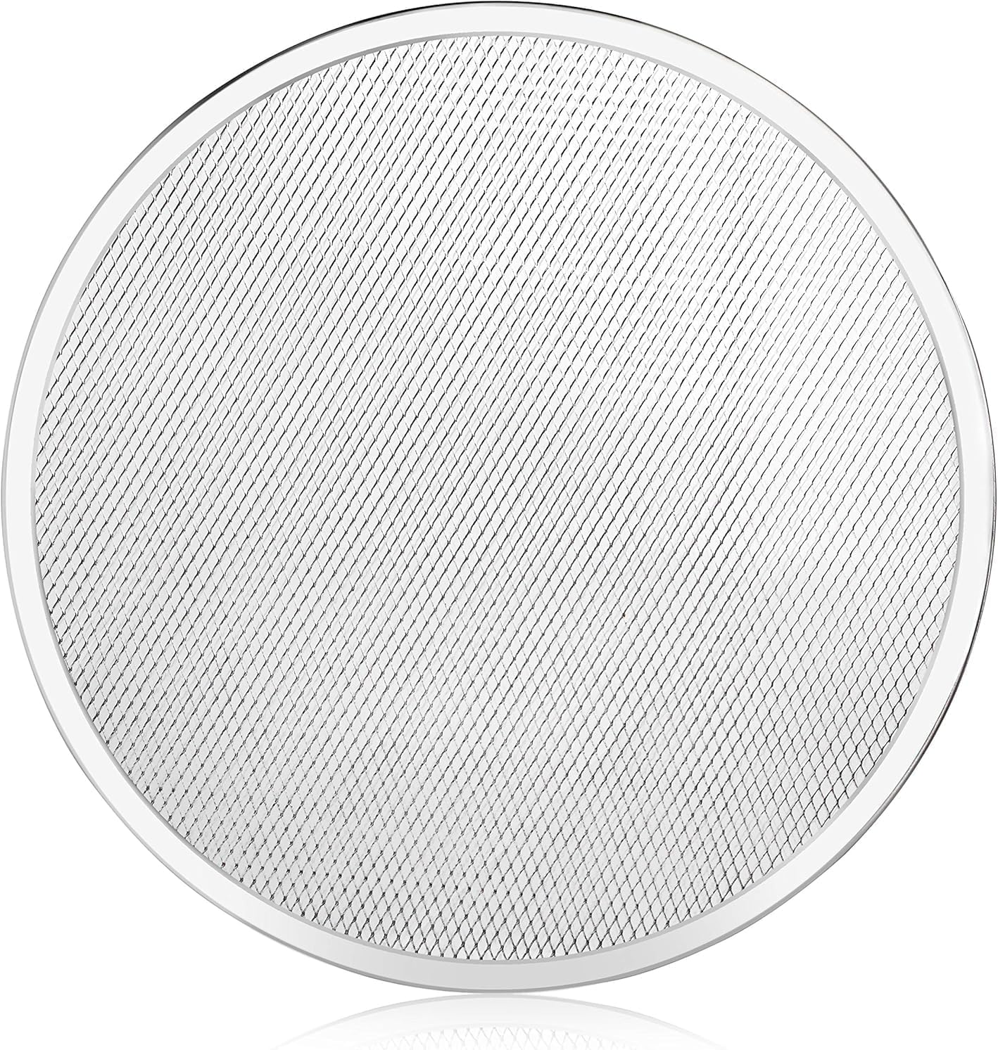 New Star 50974 pizza baking screen with seamless 16-inch rim for even baking