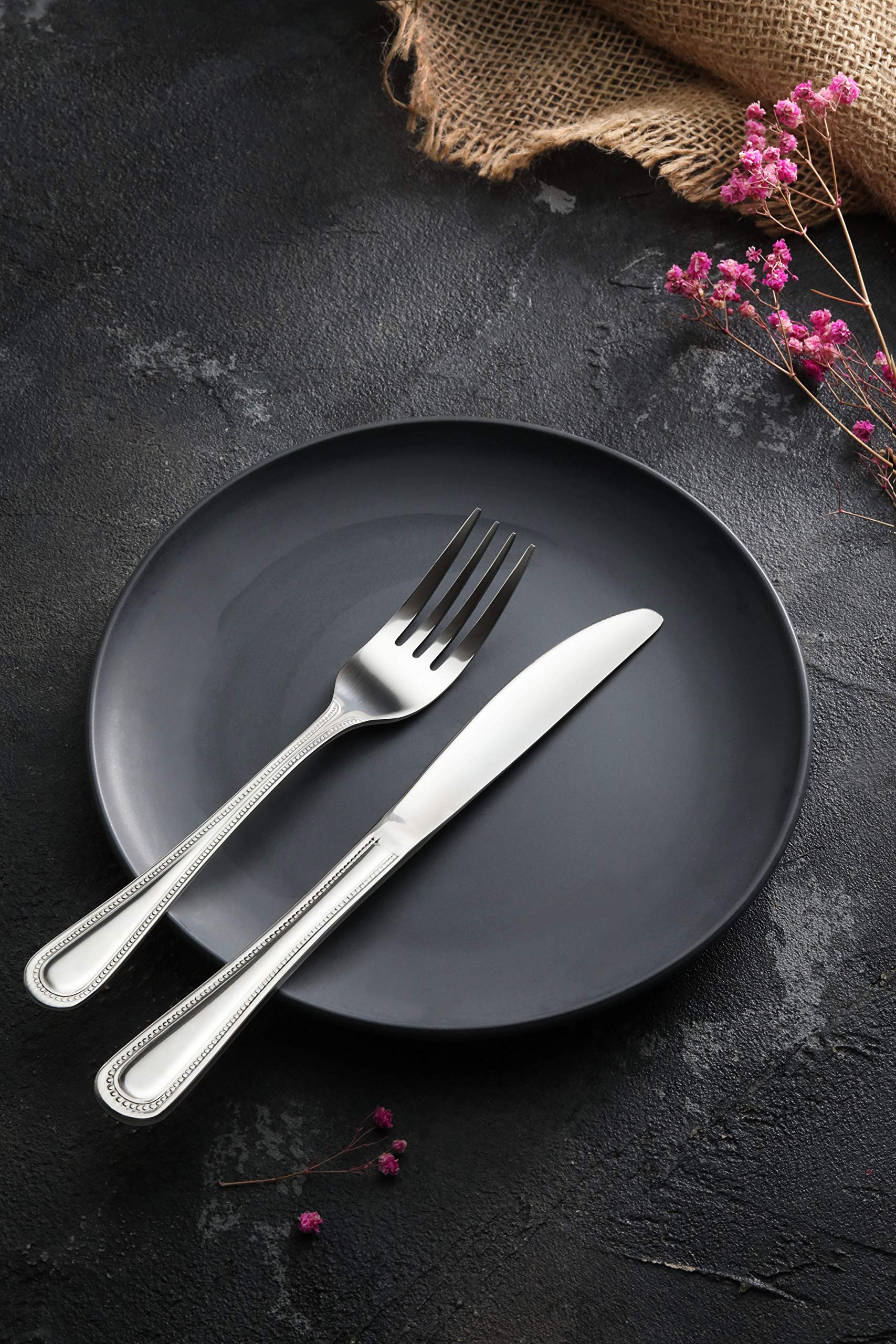 New Star bead-pattern flatware adds elegance to everyday table settings