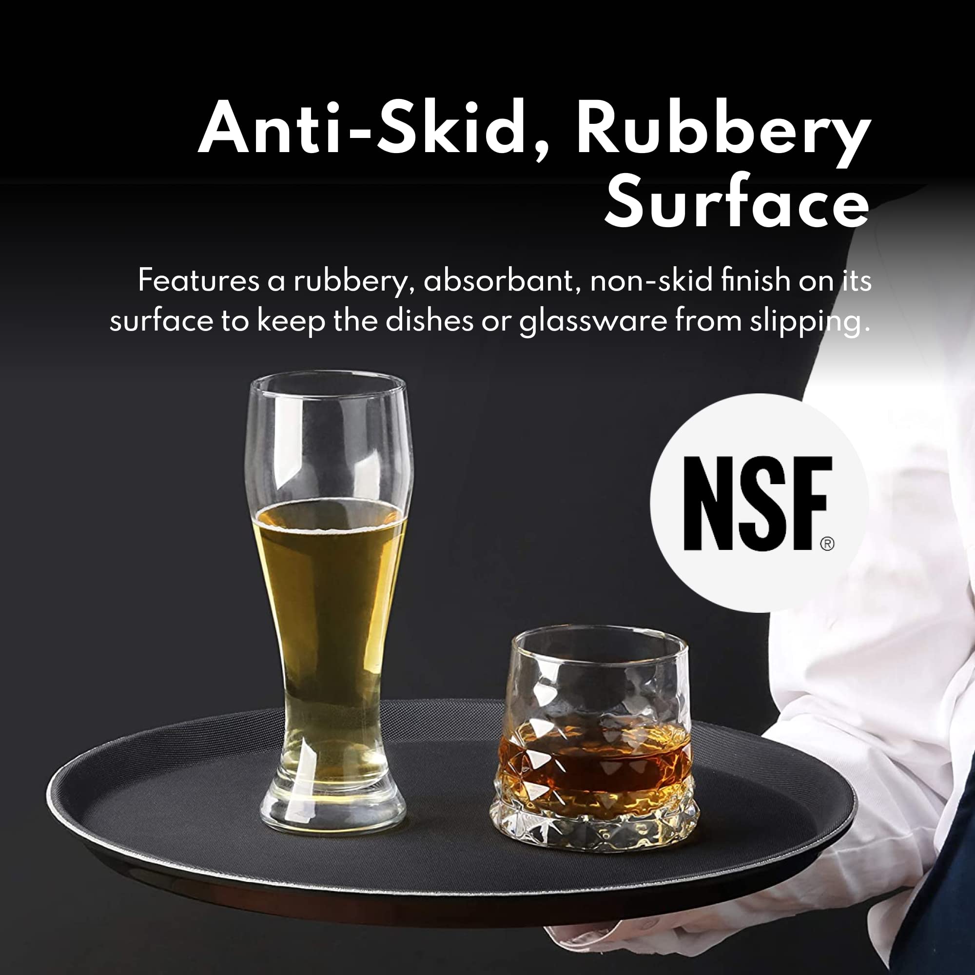 New Star durable plastic tray black finish for long-lasting use