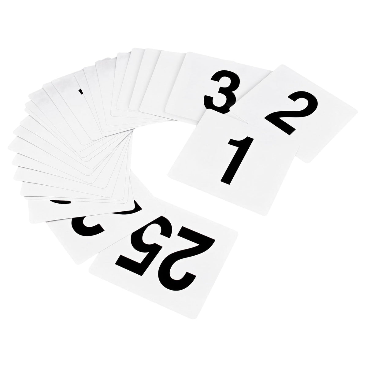 New Star 23114 table number card with bold 1 for quick seating