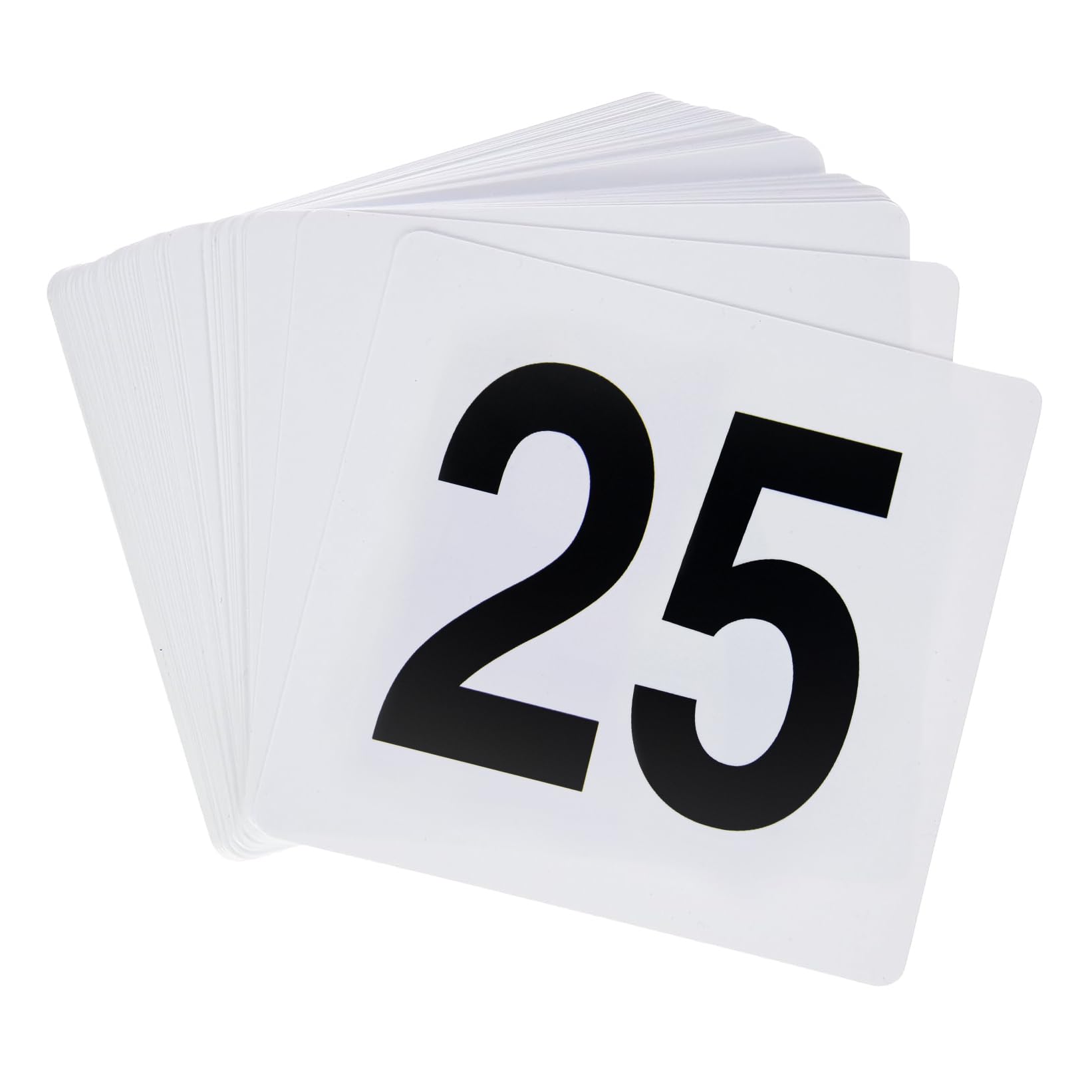 New Star 23114 table number card with bold 2 for quick seating