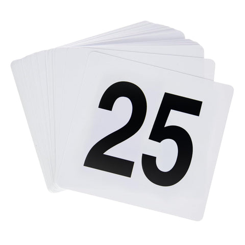 New Star 23114 table number card with bold 2 for quick seating