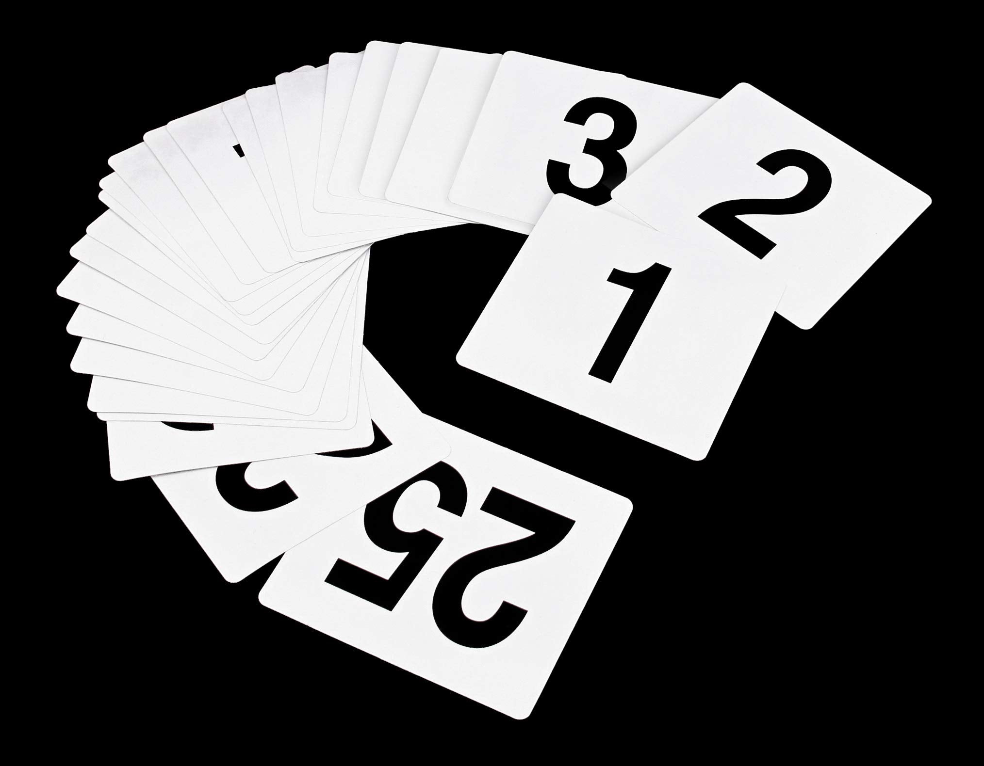 New Star 23114 table number card with bold 6 for orderly dining