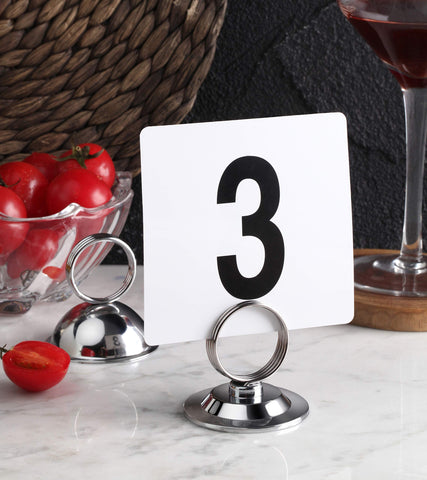 New Star 23114 table number card with bold 7 for smooth seating