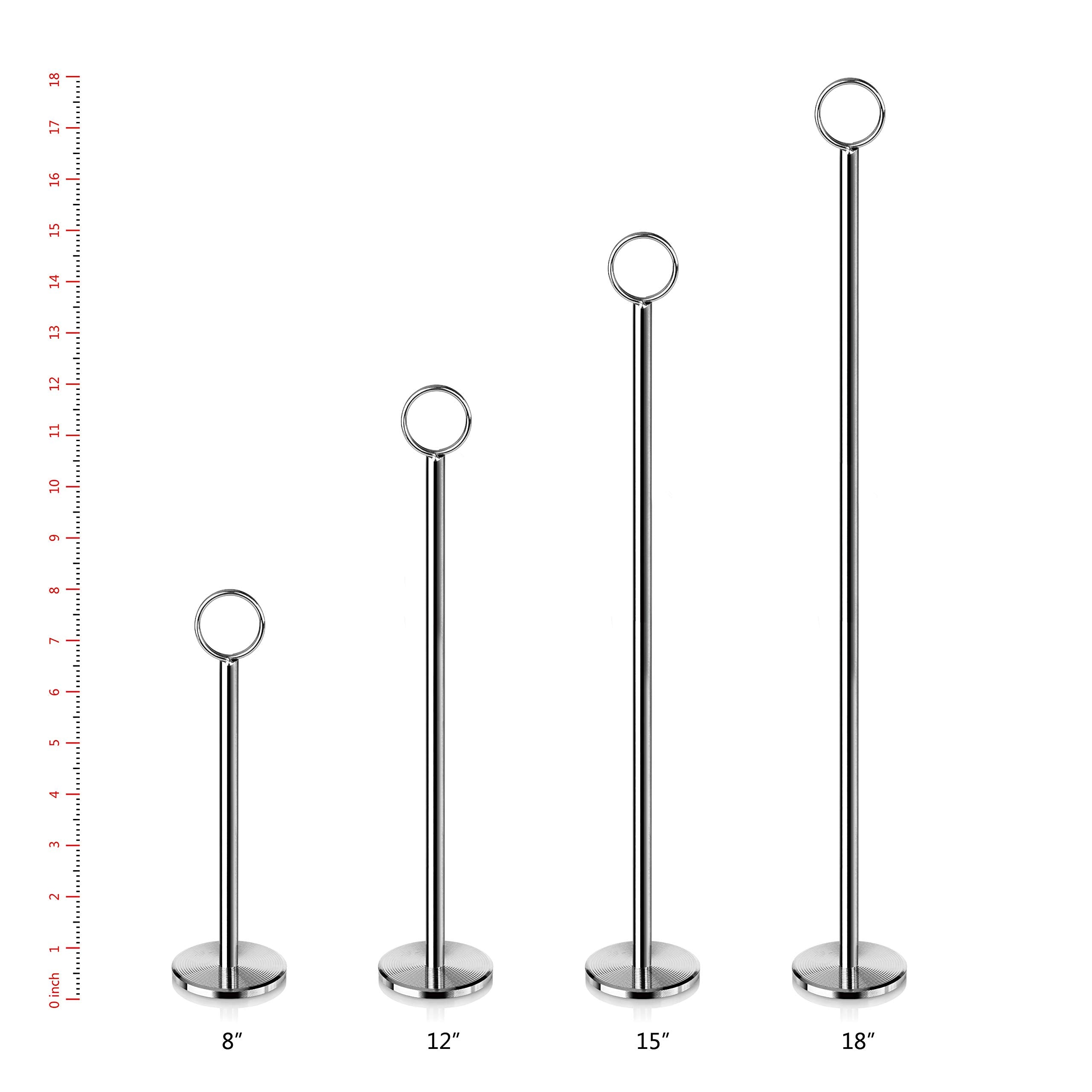New Star 23244 12-inch height enhances visibility of table numbers