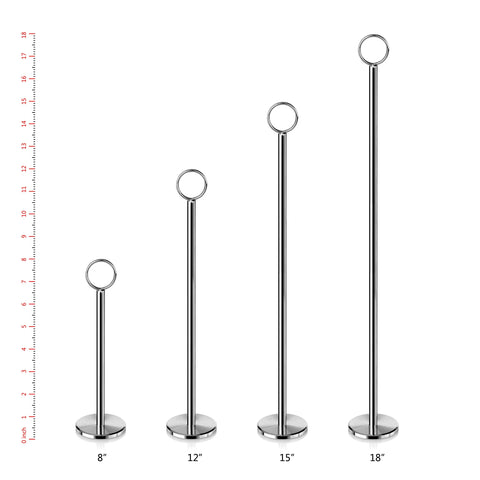 New Star 23244 12-inch height enhances visibility of table numbers