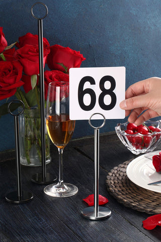 New Star 23244 rigid ring clip holds standard place cards securely