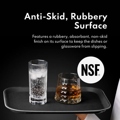 New Star Foodservice 24852 rubber-coated sides provide secure grip while carrying.