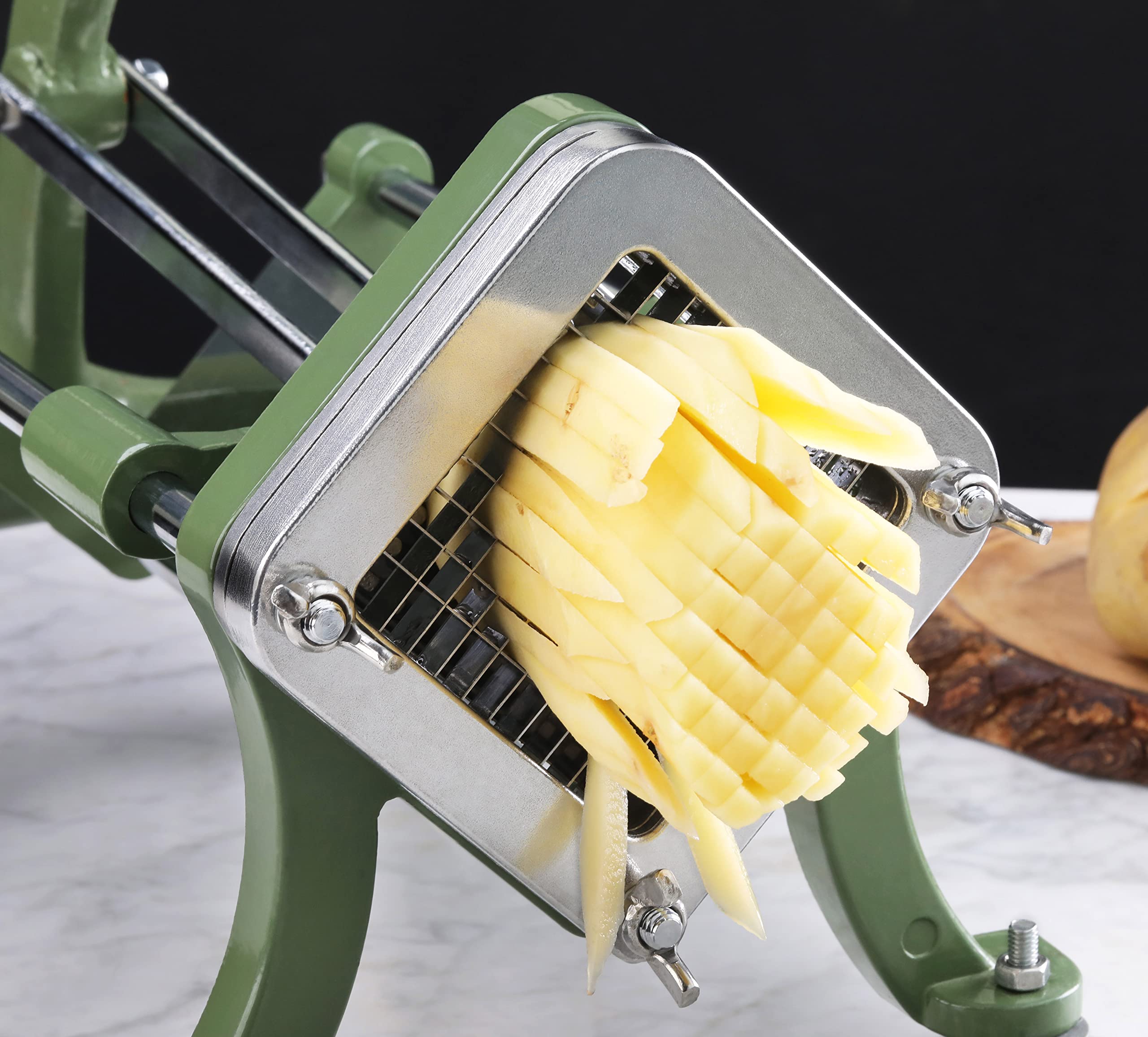 New Star 37340 internal mechanism close-up highlighting durable cast iron body