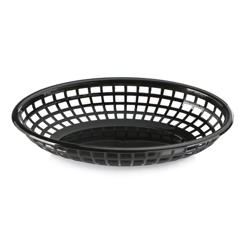 New Star 44140 basket in black, compatible with liners for quick cleanup