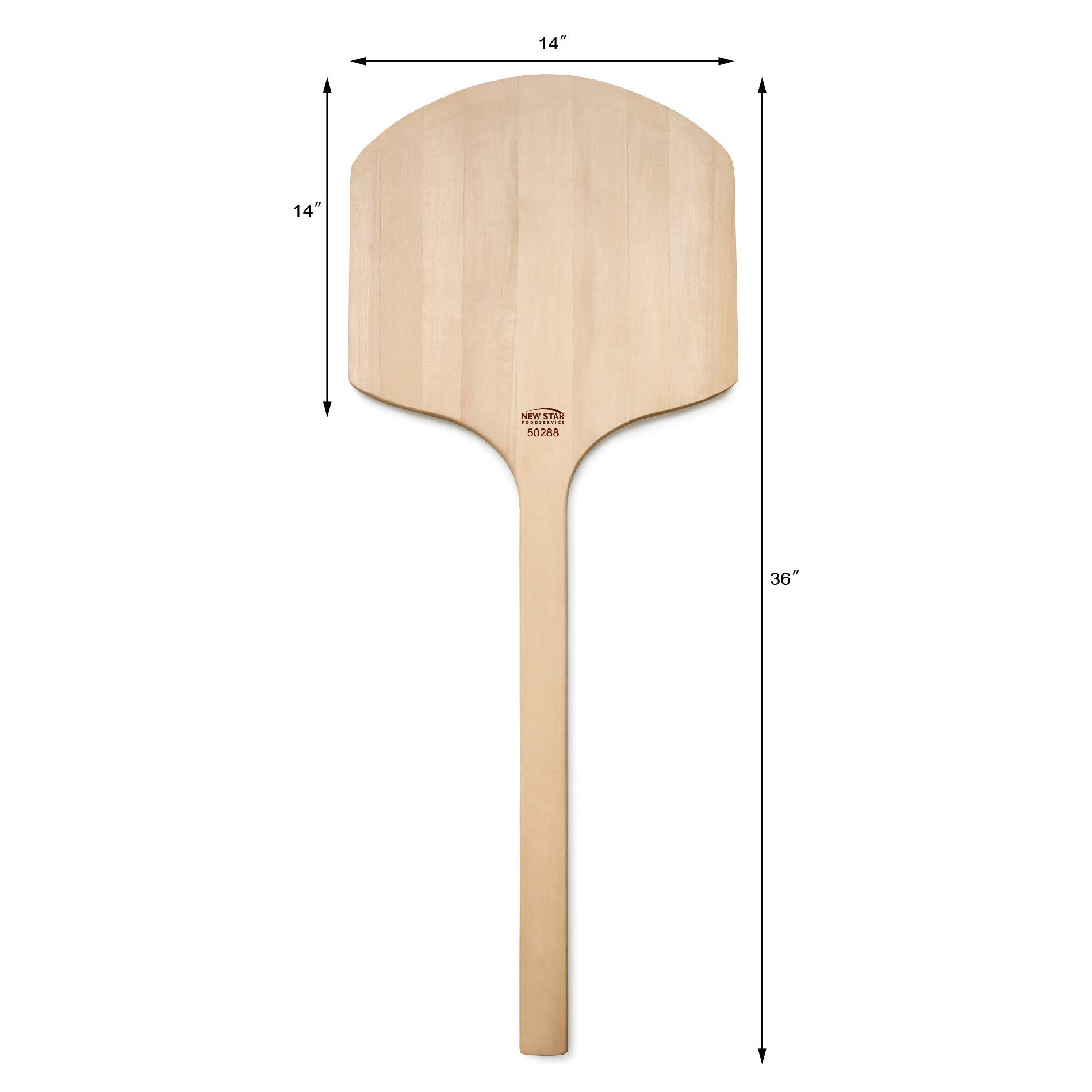 New Star Foodservice 50288 length view emphasizing 36-inch total length for versatile use