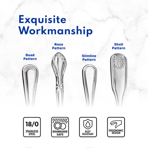 New Star Foodservice 58024 in a dining setup demonstrates versatile flatware for daily meals.