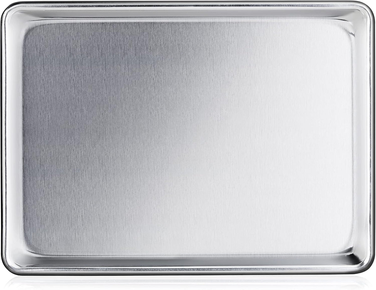 New Star Foodservice quarter-size sheet pan ready for precise oven baking