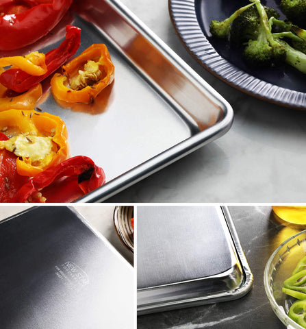 New Star Foodservice roast vegetables evenly on the sheet pan
