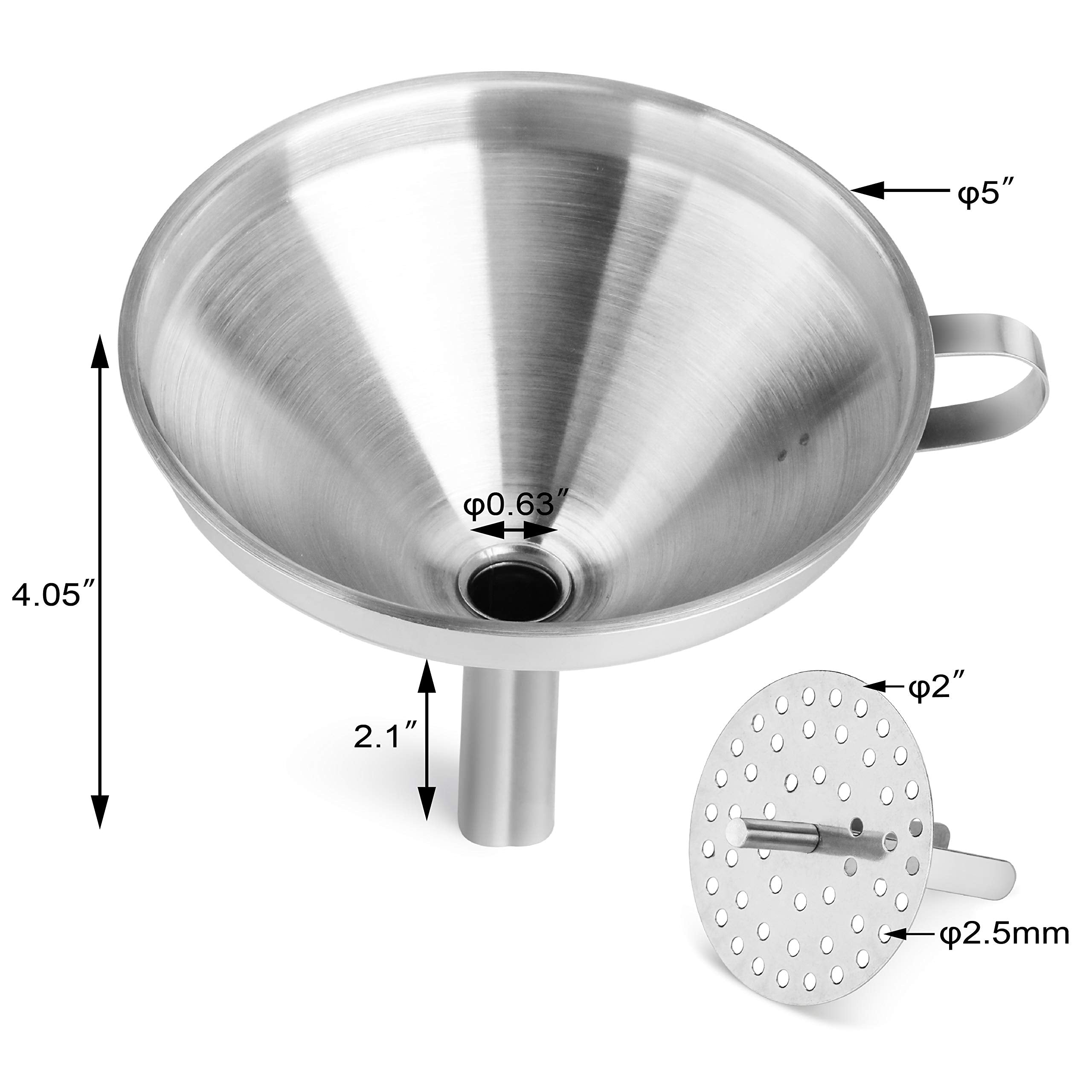 New Star Funnel crease stem with air vent for easy filling and steady flow.