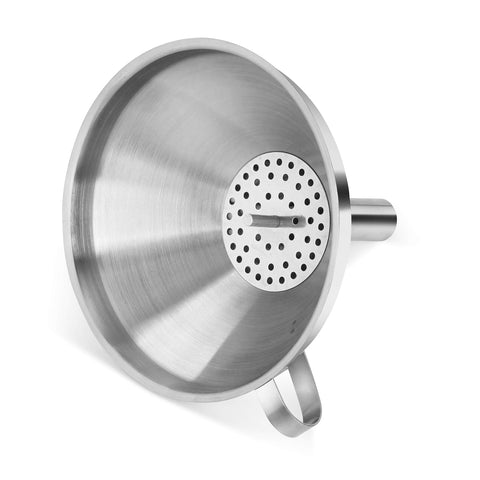 New Star Funnel detachable strainer allowing solids to be filtered during transfers.