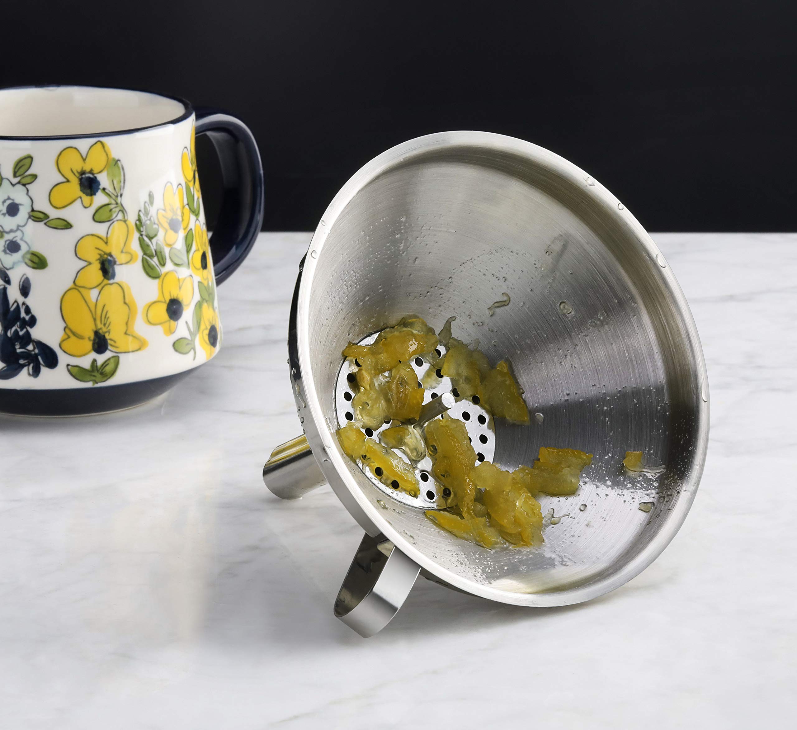 New Star Funnel silver finish delivering durable performance in the kitchen.