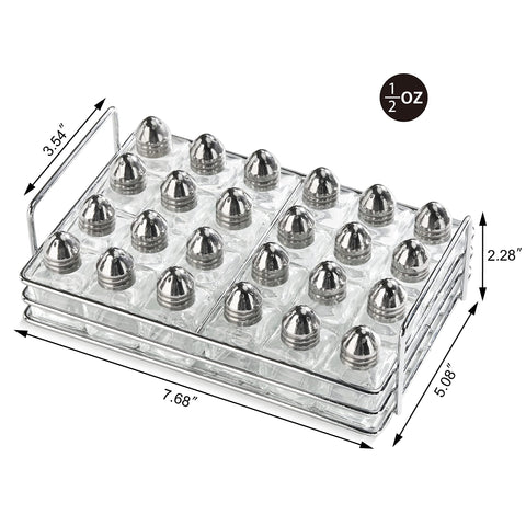 New Star Glass Cube Mini Salt and Pepper Top for steady pour control.