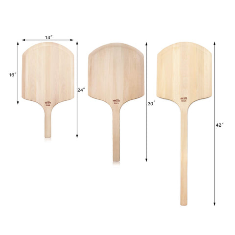 New Star Pizza Peel 24-inch total length keeps hands away from heat
