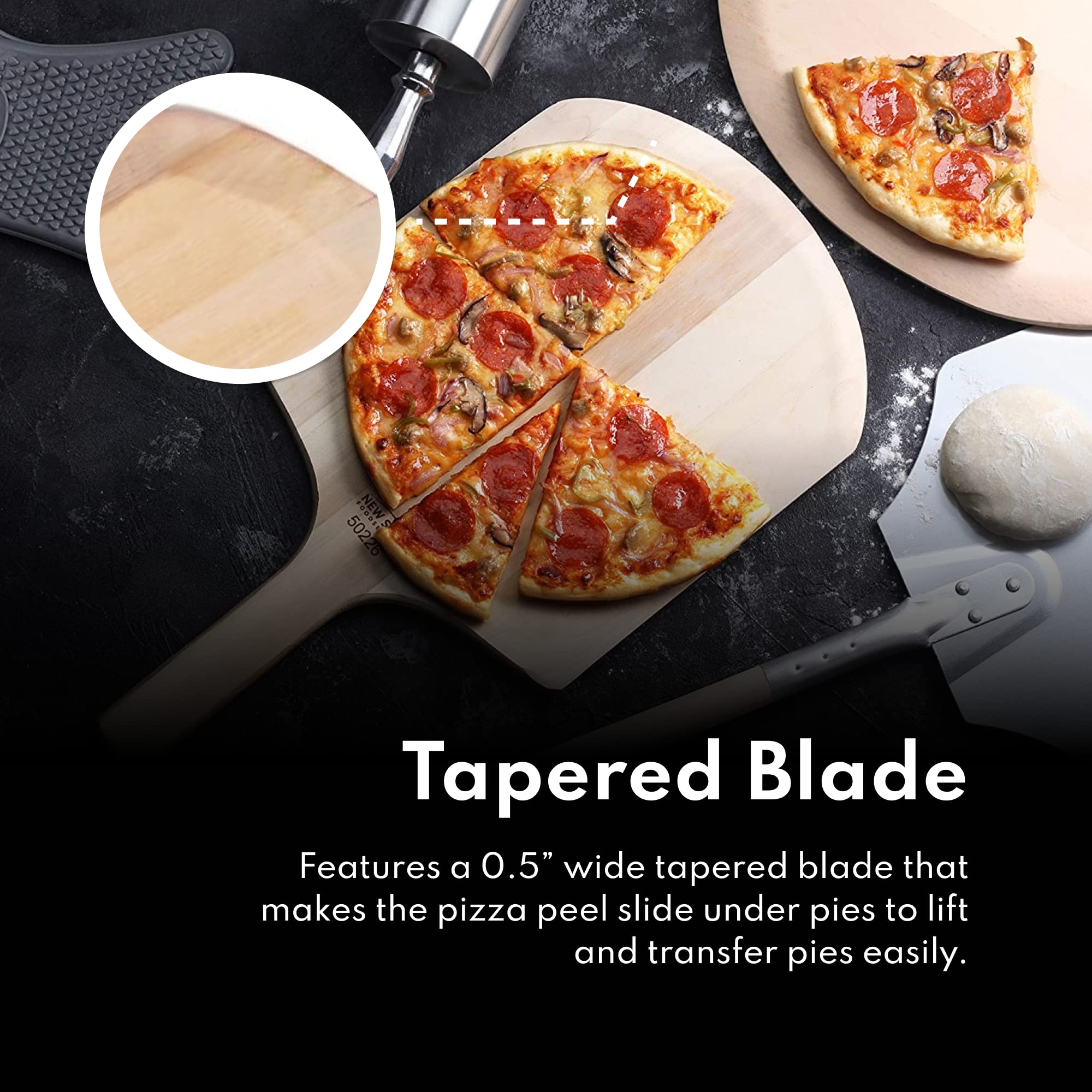 New Star Pizza Peel versatile kitchen tool for lifting pizzas and breads