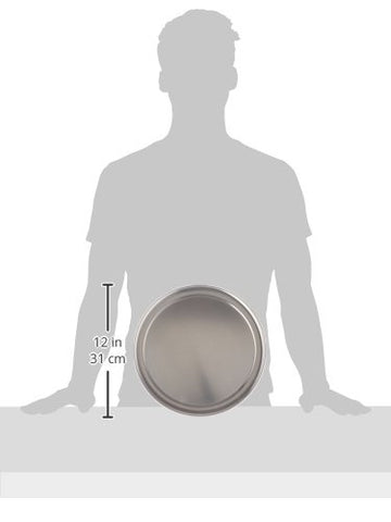 New Star 12-inch wide-rim trays show durable aluminum for daily kitchen use.