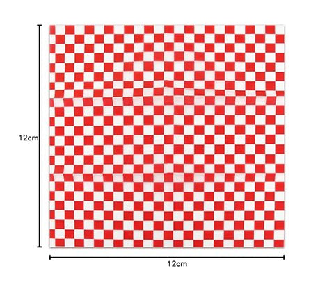 New Star 12x12 liner for basket displays in red check