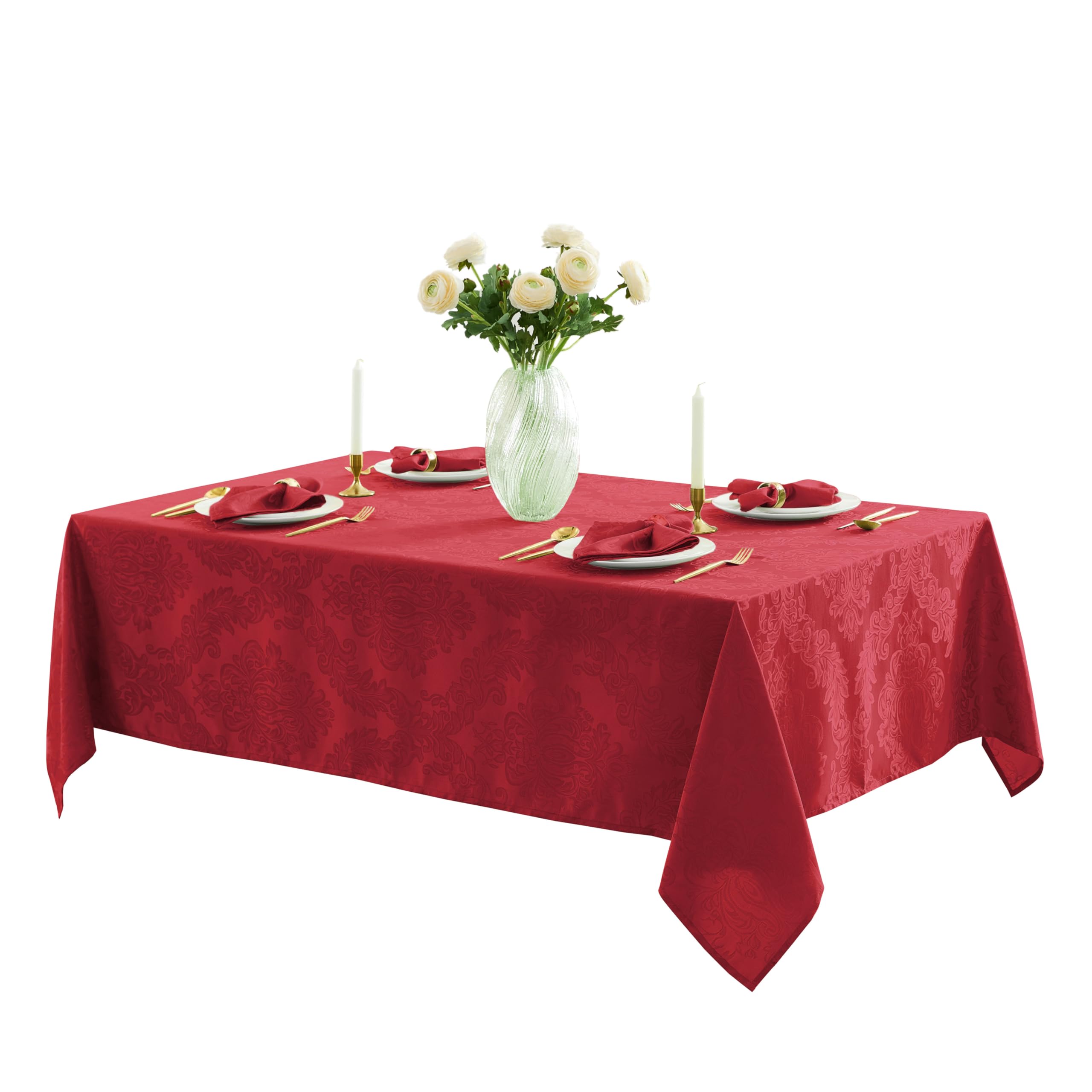 Newbridge Barcelona Damask edge detail highlights durability for daily use.