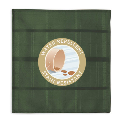 No iron needed, simplifying setup before guests arrive on Newbridge tablecloth.