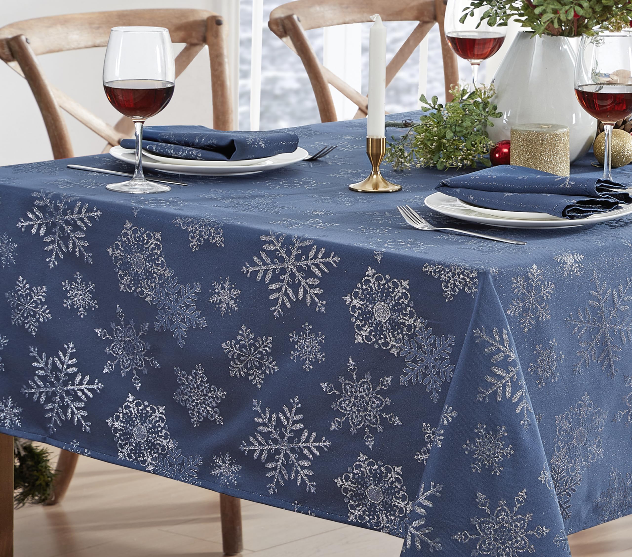 Newbridge sparkling snowflakes bring seasonal charm to Christmas dinners.