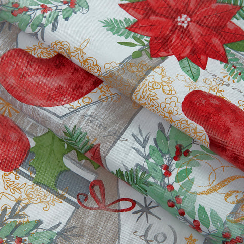 Newbridge festive table setting for winter celebrations and buffet-style meals.