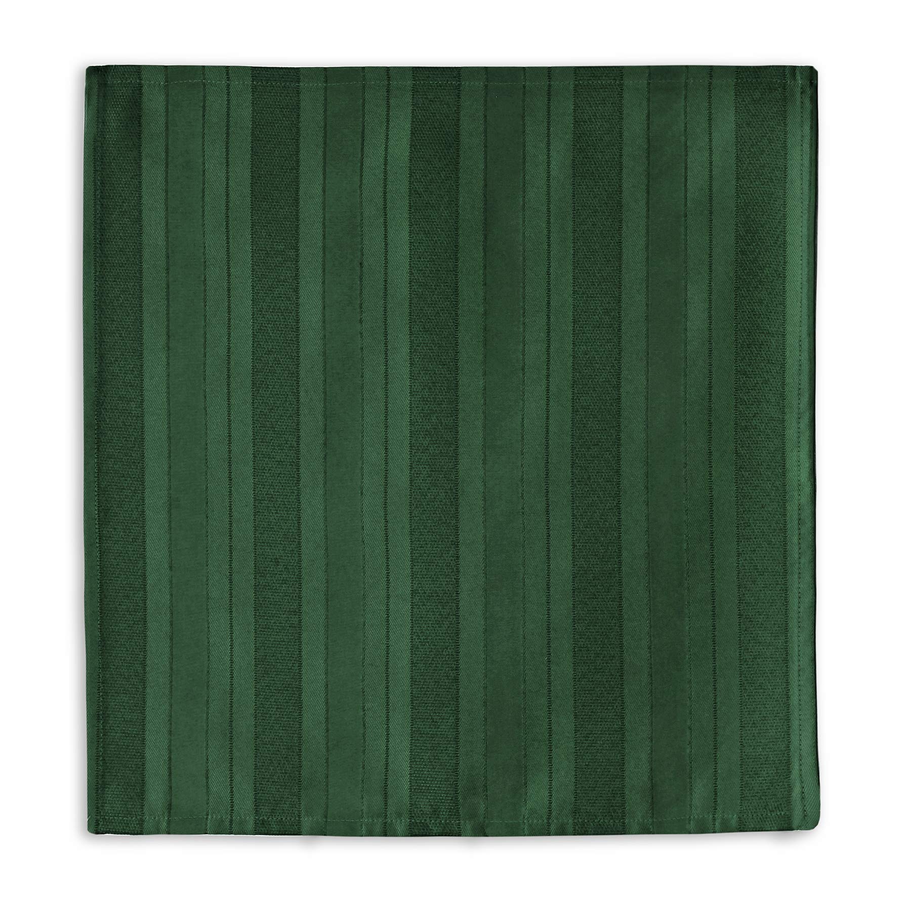 Newbridge hunter green napkins folded on table highlight easy care and reusable elegance