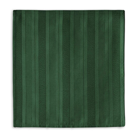 Newbridge hunter green napkins folded on table highlight easy care and reusable elegance