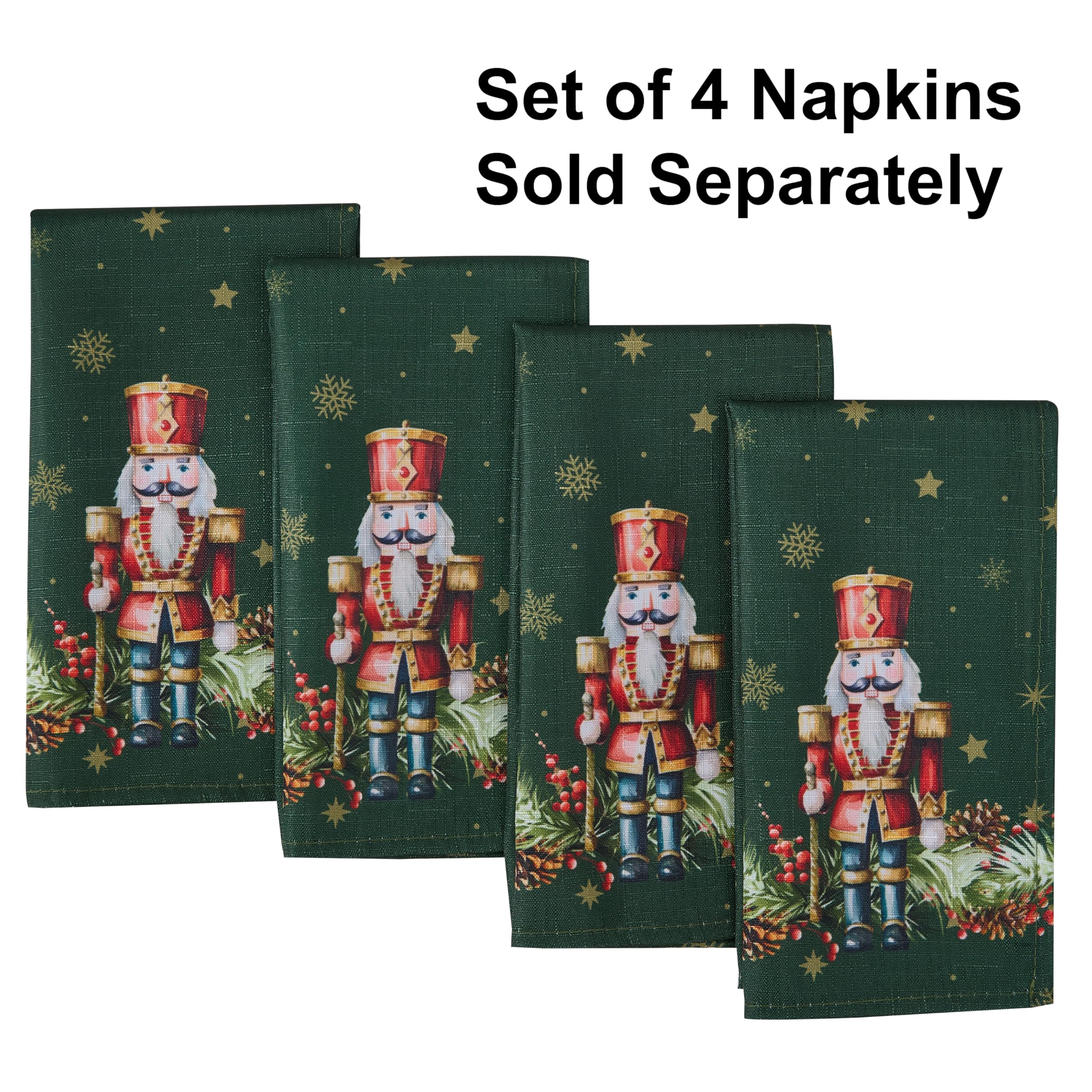 Newbridge Nutcracker Border pattern closeup reveals repeating festive motifs.