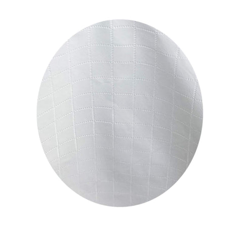Newbridge quilted table pad with flannel backing close-up highlights soft cushioning