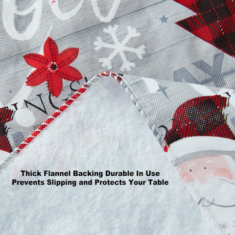 Newbridge snowflakes accent the design for a wintry table setting