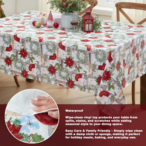 Newbridge wipe-clean vinyl surface enables quick cleanup after meals.