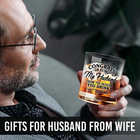 NewEleven whiskey glass gift-ready packaging ideal for anniversaries or birthdays