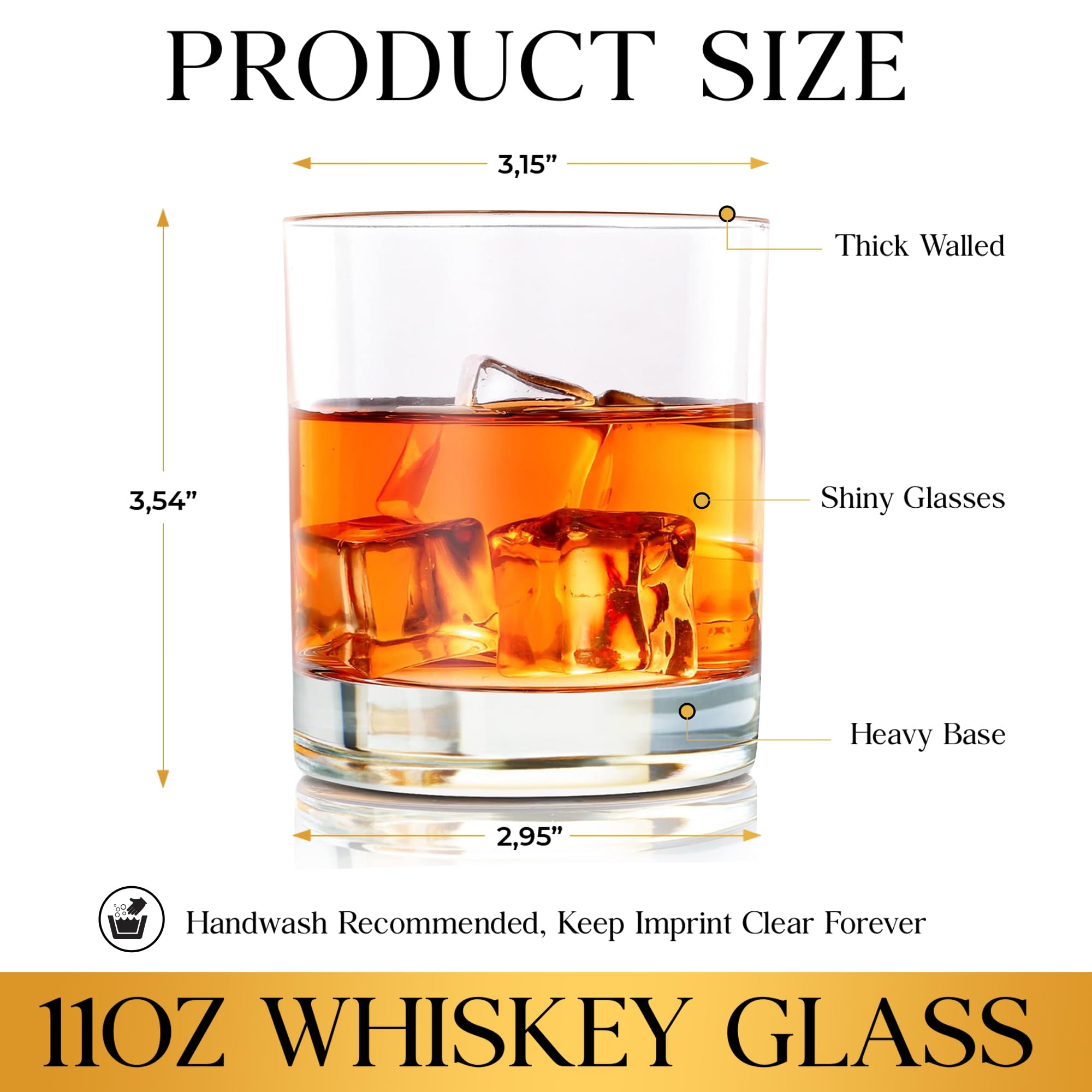 NewEleven whiskey glass features witty quote design for anniversaries