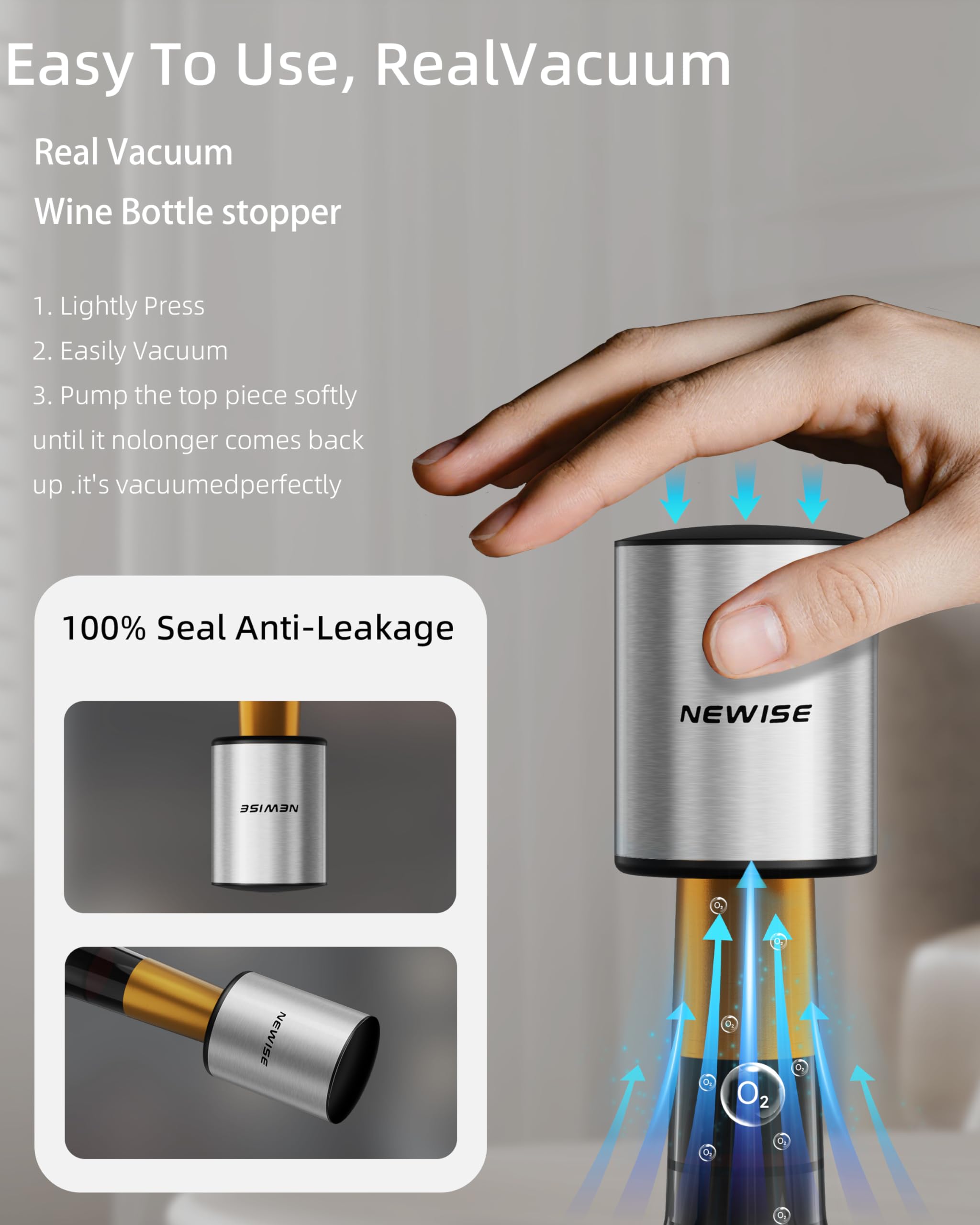 Newise 4-in-1 wine gift set packaging shown as premium gift