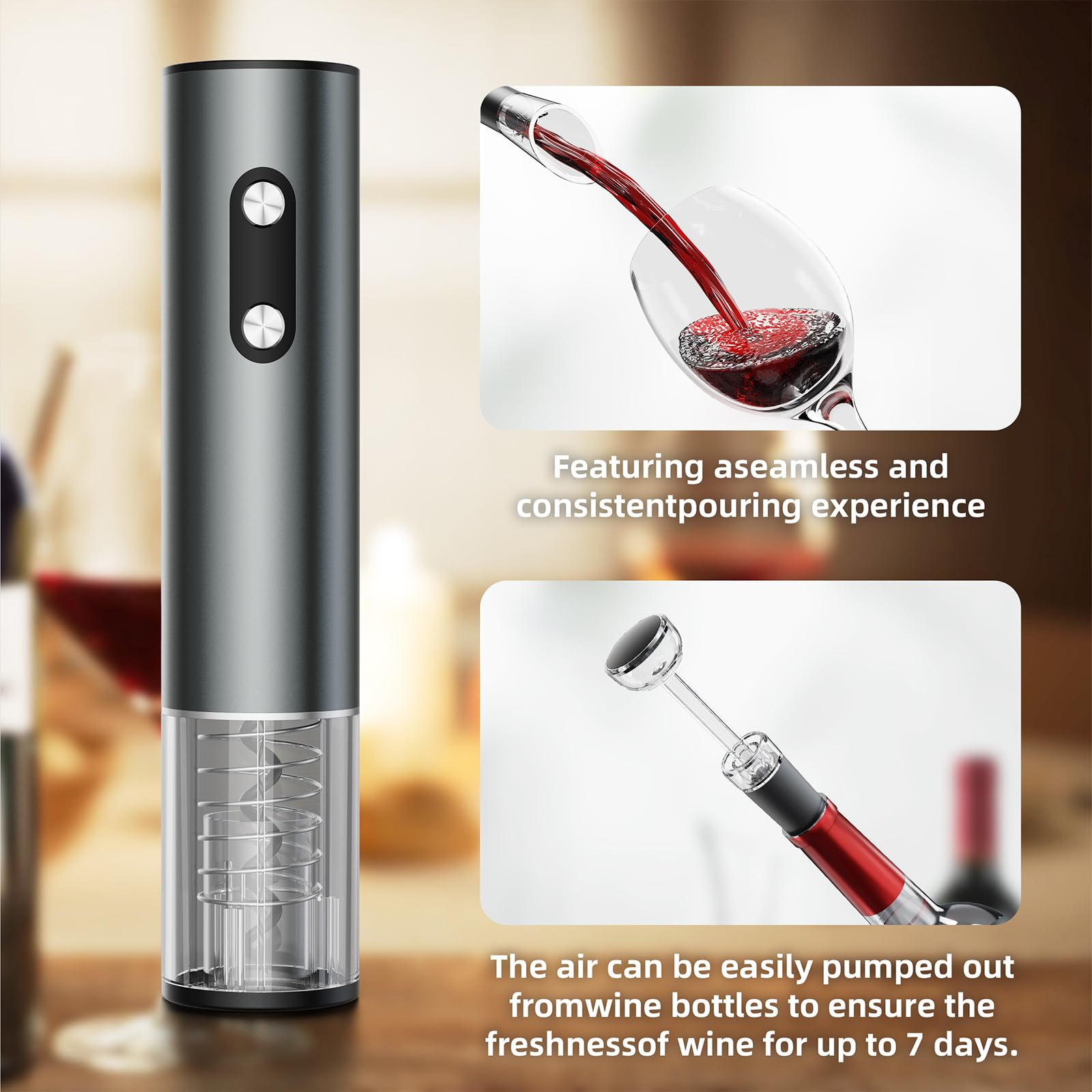 Newise foil cutter with sleek handle for clean bottle opening.