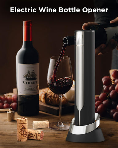 Newise LED battery indicator shows charge status for confident wine moments